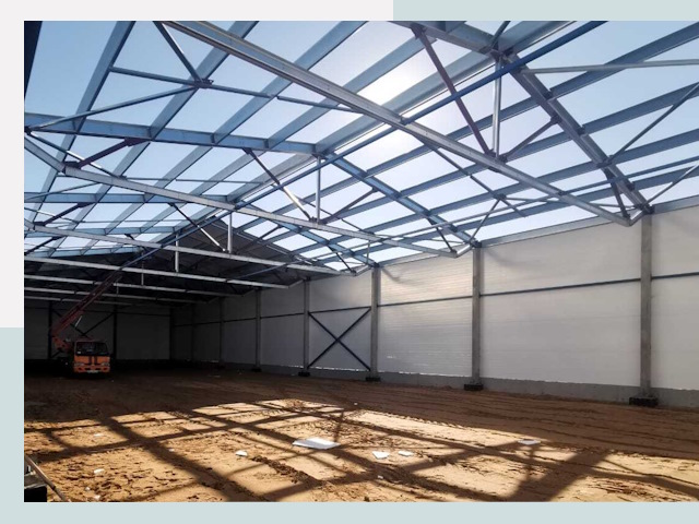 Строительство сенохранилищ в Тынде