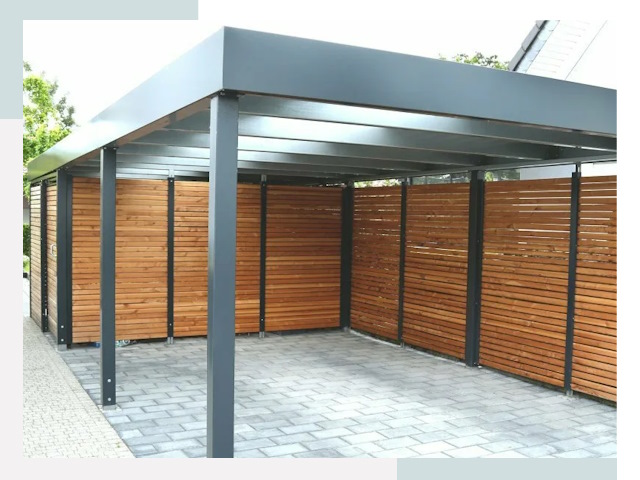 Навесы для парковки в Тынде