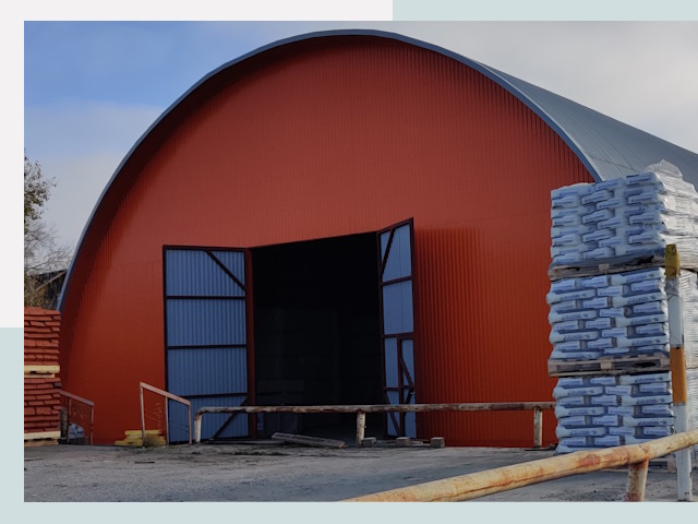 Полукруглые ангары по цене от 617 руб. в Тында