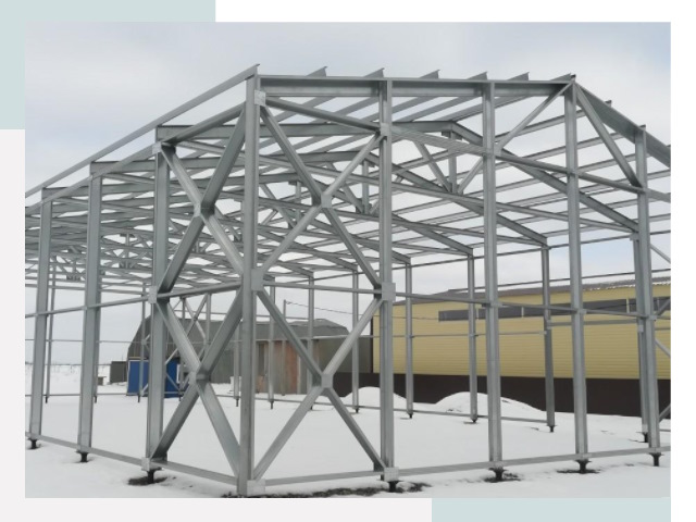 Каркасные ангары в Тынде