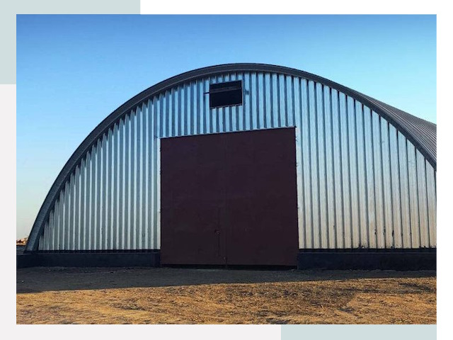 Арочные ангары в Тынде
