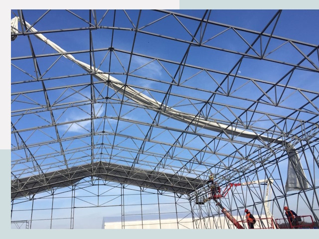 Шатровые ангары от 617 руб. в Тынде и Амурской области