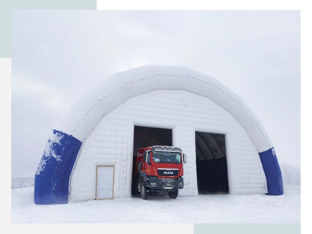 Мобильные ангары в Тынде