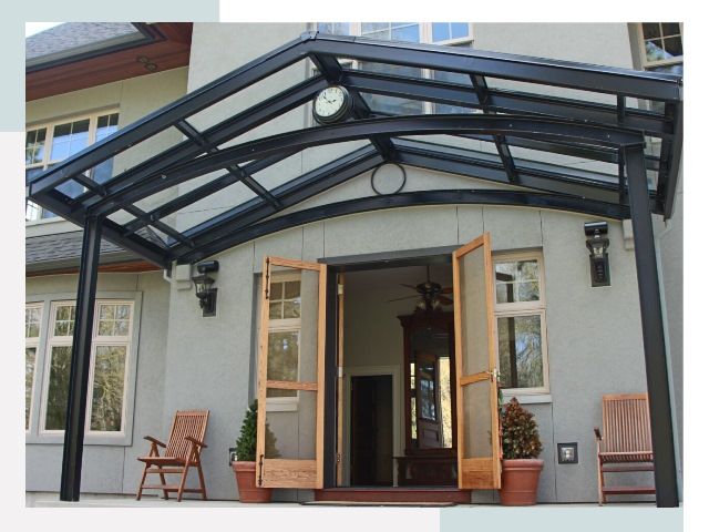 Козырьки металлические в Тынде