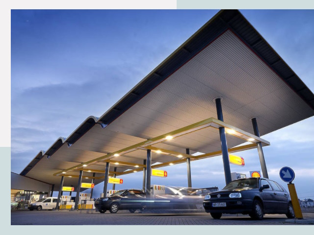 Навесы для АЗС в Тында от 617 руб. - Защита и комфорт