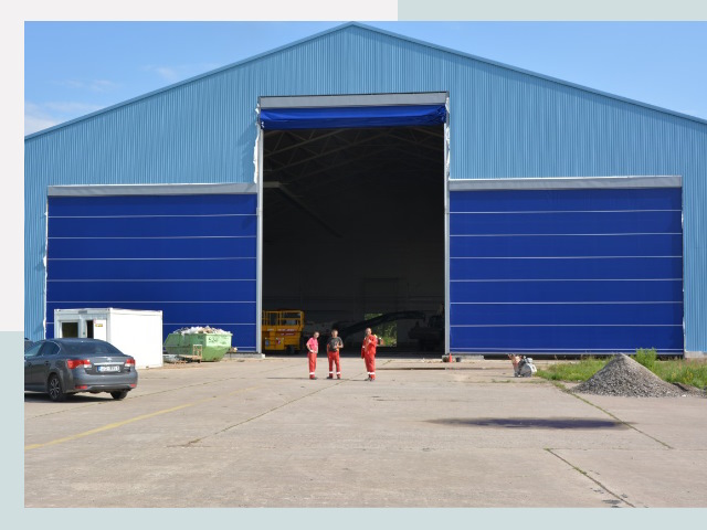 Ангарные ворота в Тында от СтальСтрой-Тнд по цене 617 руб.