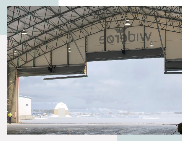 Ворота для ангаров в Тынде