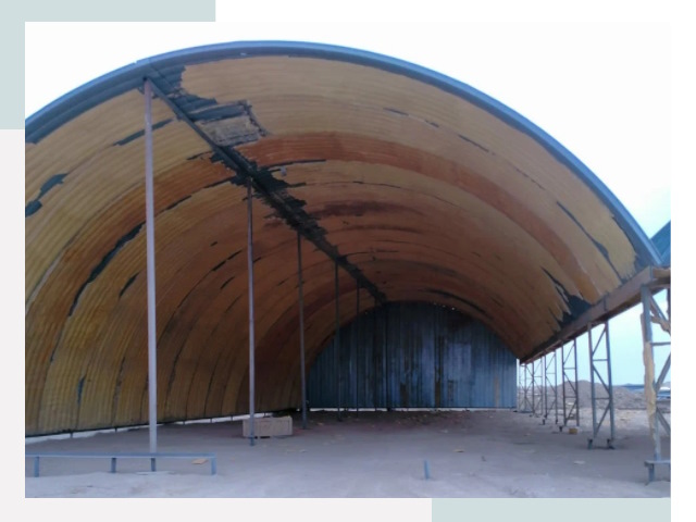 Реконструкция ангаров в Тынде