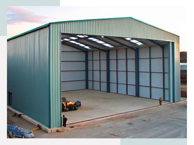 Строительство ангаров в Тынде